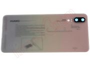 Tapa de batería Service Pack rosa dorada para Huawei P20 EML-L09C, EML-L29C